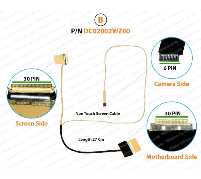 Display Cable For HP Pavilion 15 BS 15 BW 15 BR 15T BS 15T BW 15T